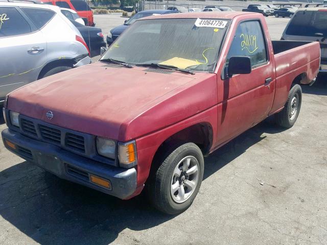 1N6SD11S0TC326075 - 1996 NISSAN TRUCK BASE RED photo 2