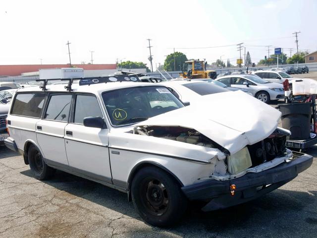 YV1AX8857H1738957 - 1987 VOLVO 245 DL WHITE photo 1