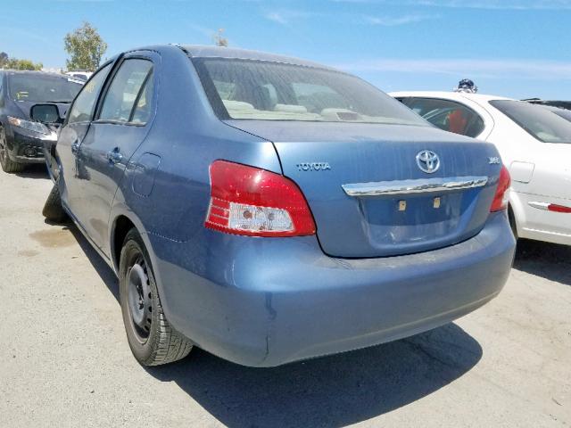 JTDBT923271147548 - 2007 TOYOTA YARIS BLUE photo 3