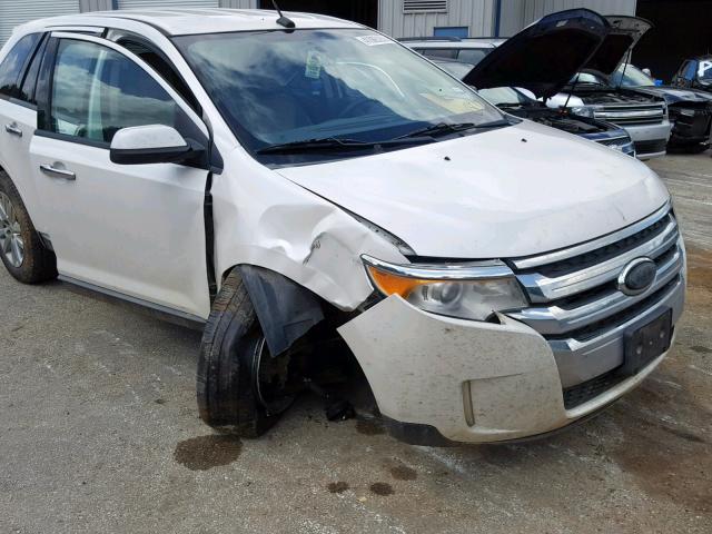 2FMDK3JC5BBB07662 - 2011 FORD EDGE SEL WHITE photo 9