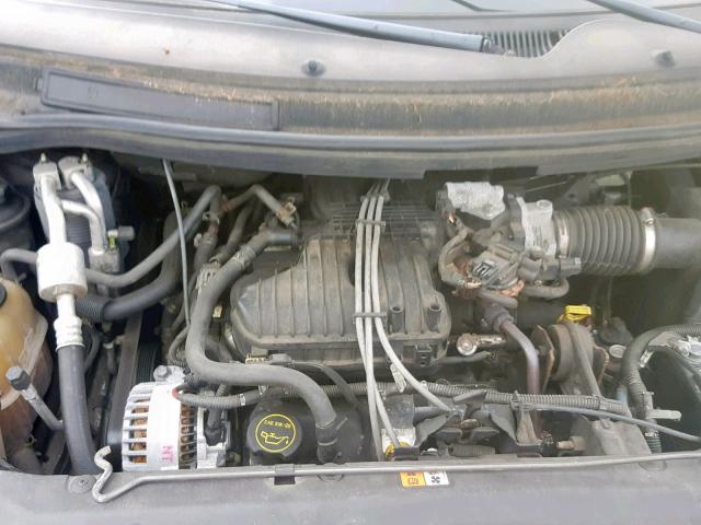 2FMZA51664BA96107 - 2004 FORD FREESTAR S GRAY photo 7