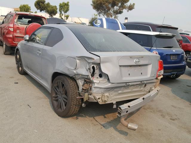 JTKJF5C72B3016042 - 2011 TOYOTA SCION TC 银色 照片 3