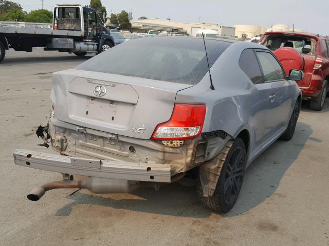 JTKJF5C72B3016042 - 2011 TOYOTA SCION TC 银色 照片 4