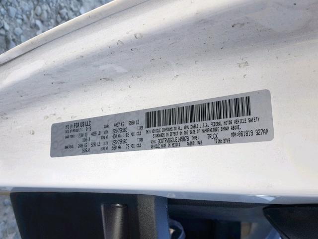 3C6TRVDG3JE145878 - 2018 RAM PROMASTER 白色 照片 10