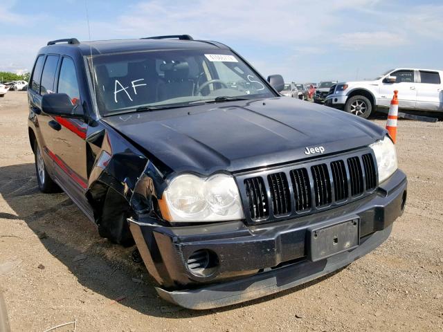 1J4GR48K86C135908 - 2006 JEEP GRAND CHER BLACK photo 1