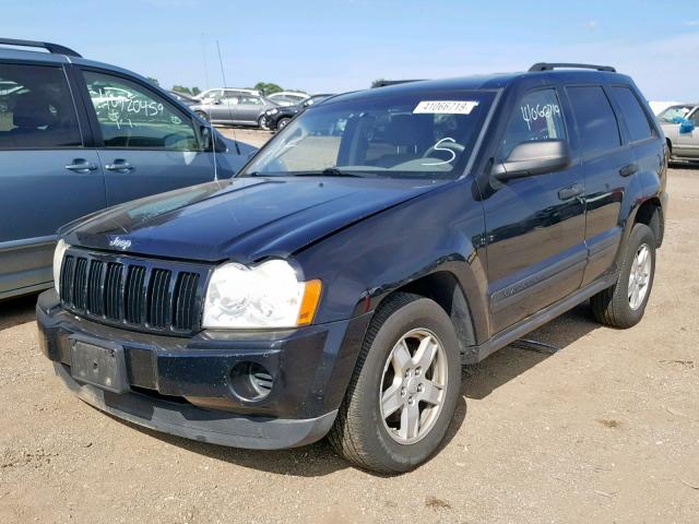 1J4GR48K86C135908 - 2006 JEEP GRAND CHER BLACK photo 2