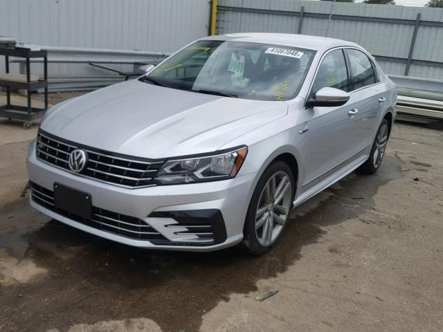1VWDT7A31HC023935 - 2017 VOLKSWAGEN PASSAT R-L SILVER photo 2