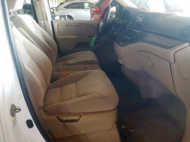 5FNRL38207B052875 - 2007 HONDA ODYSSEY LX WHITE photo 5