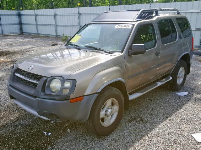 5N1ED28T53C643513 - 2003 NISSAN XTERRA XE GREEN photo 2