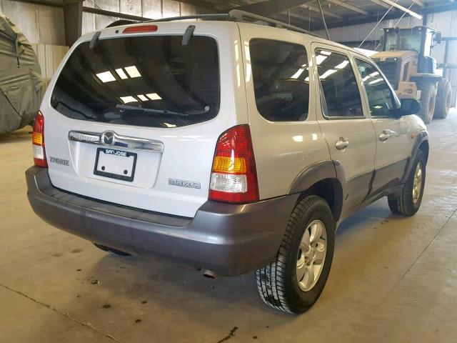 4F2CZ06174KM02854 - 2004 MAZDA TRIBUTE ES 银色 照片 4