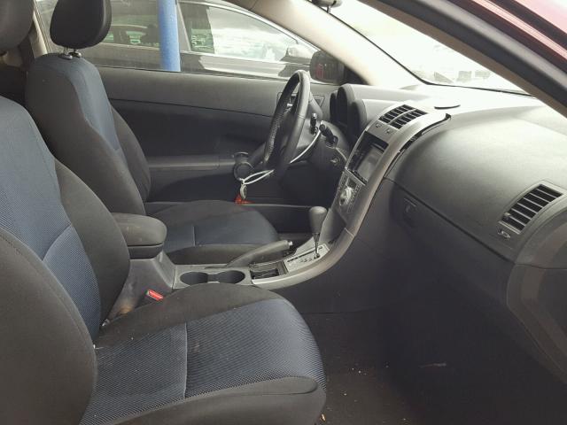 JTKDE177250033173 - 2005 TOYOTA SCION TC MAROON photo 5