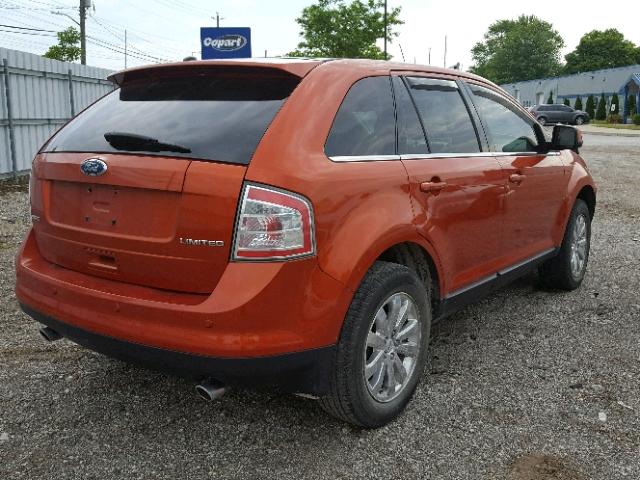 2FMDK39C58BA08000 - 2008 FORD EDGE LIMIT GRAY photo 4