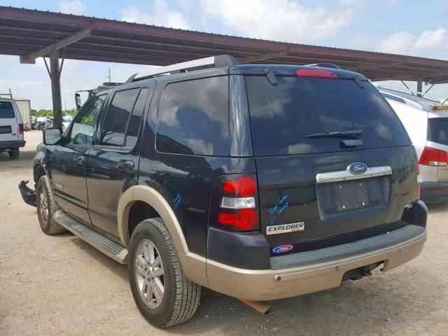 1FMEU64E76ZA14139 - 2006 FORD EXPLORER E BLACK photo 3