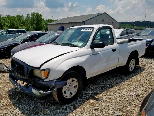 5TENL42N43Z164000 - 2003 TOYOTA TACOMA WHITE photo 2