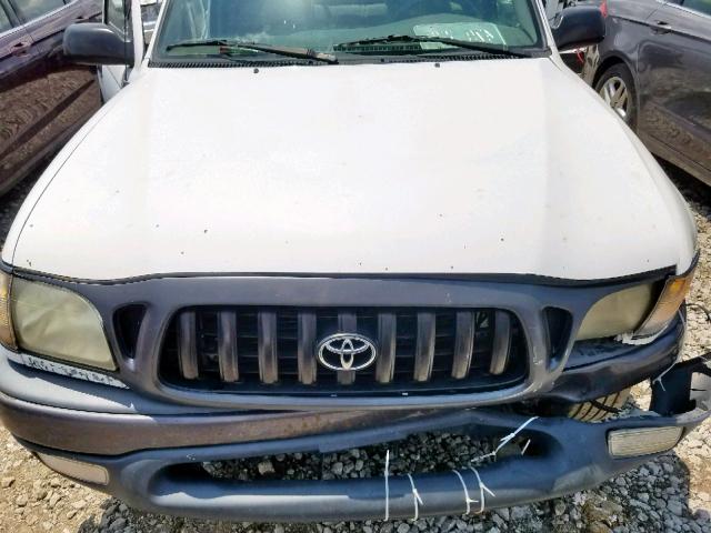 5TENL42N43Z164000 - 2003 TOYOTA TACOMA WHITE photo 7