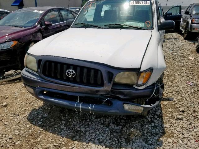 5TENL42N43Z164000 - 2003 TOYOTA TACOMA WHITE photo 9