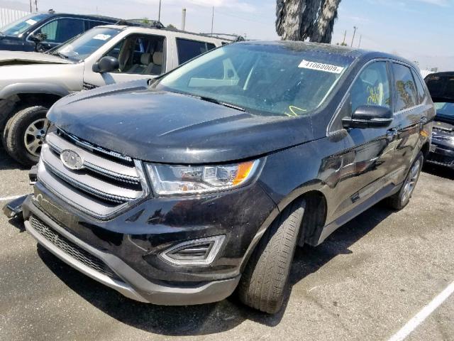 2FMPK3K91JBB74371 - 2018 FORD EDGE TITAN BLACK photo 2