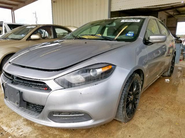 1C3CDFBB5FD158780 - 2015 DODGE DART SXT GRAY photo 2