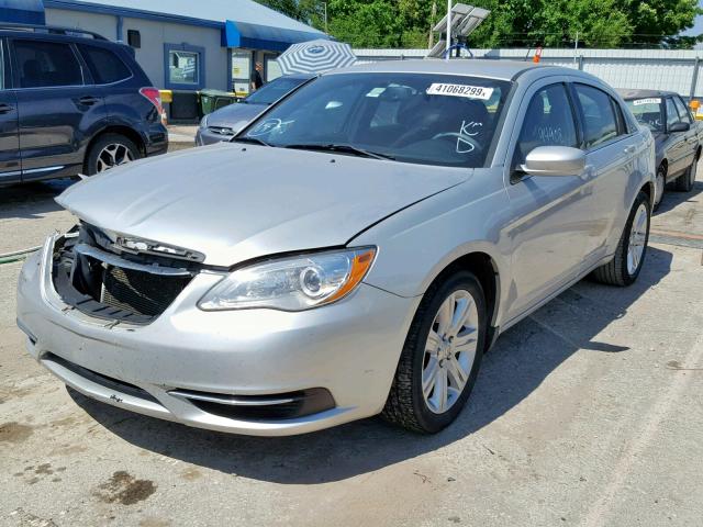 1C3CCBBG3CN304154 - 2012 CHRYSLER 200 TOURIN SILVER photo 2