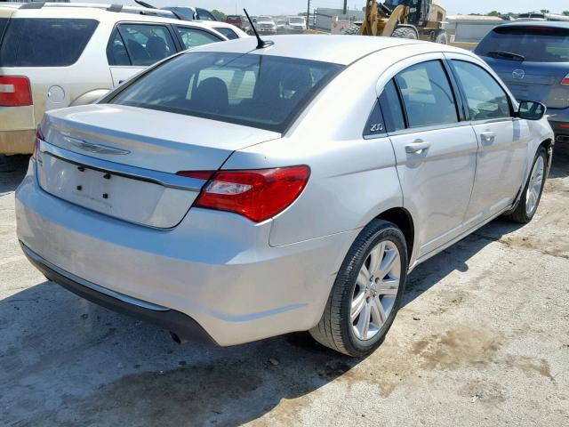 1C3CCBBG3CN304154 - 2012 CHRYSLER 200 TOURIN SILVER photo 4