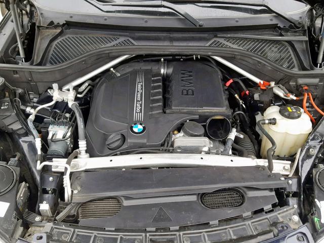 5UXKU0C38H0G69181 - 2017 BMW X6 SDRIVE3 BLACK photo 7