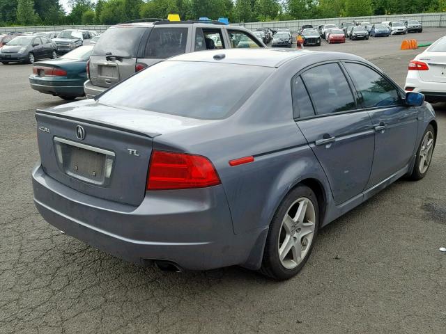 19UUA66226A027778 - 2006 ACURA 3.2TL GRAY photo 4