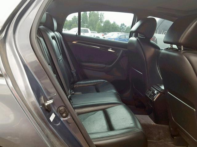 19UUA66226A027778 - 2006 ACURA 3.2TL GRAY photo 6