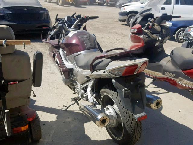 JYARP15Y87A000710 - 2007 YAMAHA FJR1300 BURGUNDY photo 3