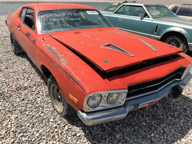 RM21G3G149697 - 1973 PLYMOUTH ROADRUNNER ORANGE photo 2