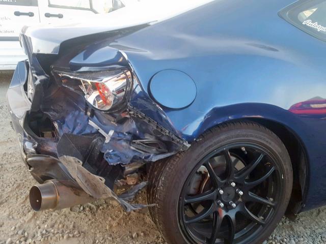 JF1ZNAA12F9709514 - 2015 TOYOTA SCION FR-S BLUE photo 9