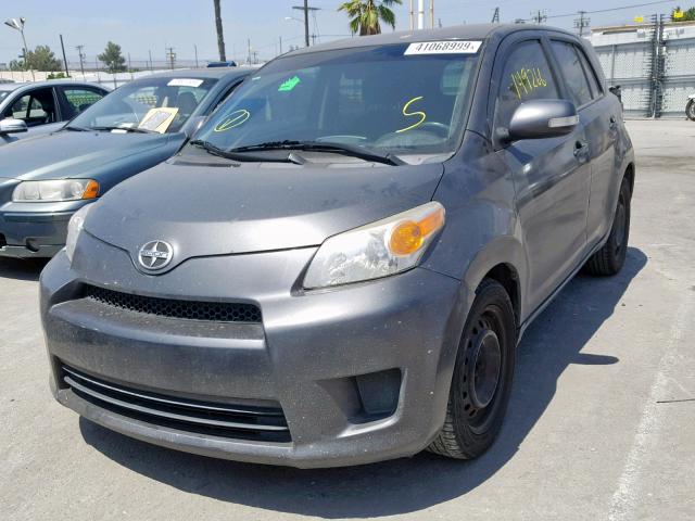 JTKKU4B48C1028124 - 2012 TOYOTA SCION XD GRAY photo 2