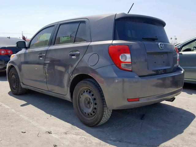 JTKKU4B48C1028124 - 2012 TOYOTA SCION XD GRAY photo 3