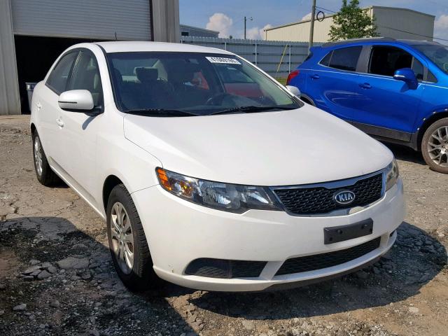 KNAFU4A26B5377215 - 2011 KIA FORTE EX WHITE photo 1