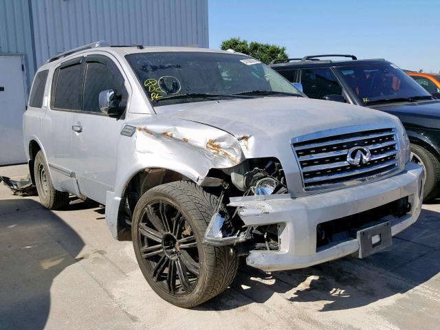 5N3AA08C78N914747 - 2008 INFINITI QX56 SILVER photo 1