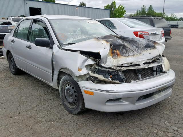 JA3AJ26E42U073446 - 2002 MITSUBISHI LANCER ES SILVER photo 1