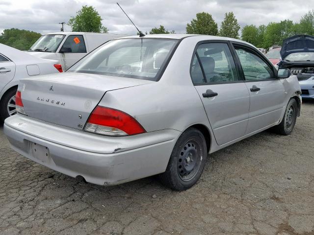 JA3AJ26E42U073446 - 2002 MITSUBISHI LANCER ES SILVER photo 4