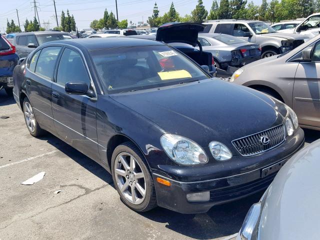 JT8BL69S240014655 - 2004 LEXUS GS 430 BLACK photo 1