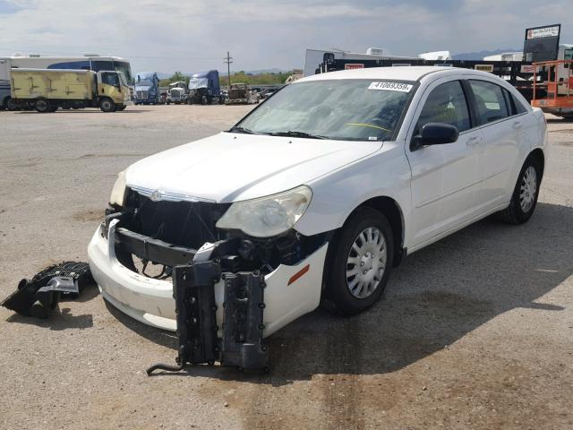 1C3CC4FD5AN166688 - 2010 CHRYSLER SEBRING TO WHITE photo 2