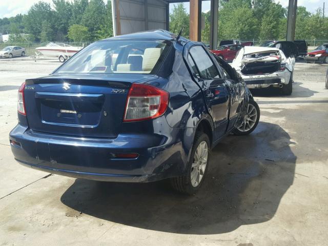 JS2YC5A2XB6300030 - 2011 SUZUKI SX4 LE BLUE photo 4