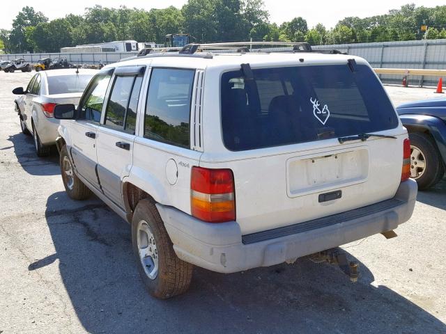 1J4GZ58S1WC103226 - 1998 JEEP GRAND CHER WHITE photo 3