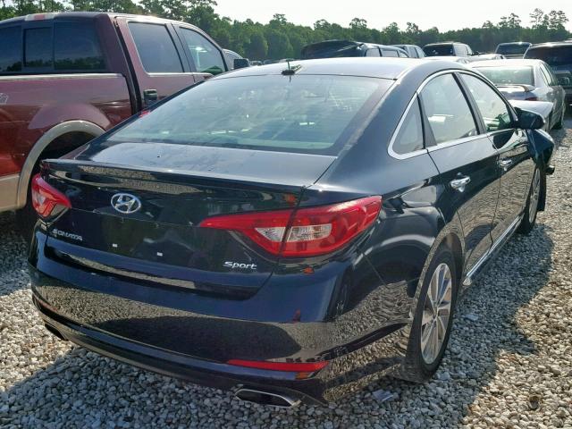 5NPE34AF8GH331591 - 2016 HYUNDAI SONATA SPO BLACK photo 4