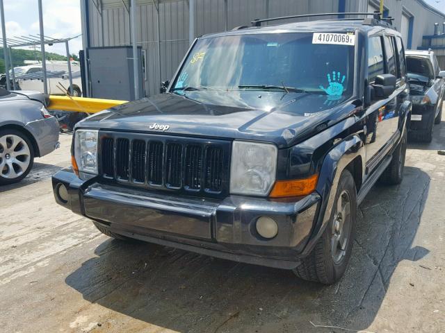 1J8HG48N36C119926 - 2006 JEEP COMMANDER BLACK photo 2