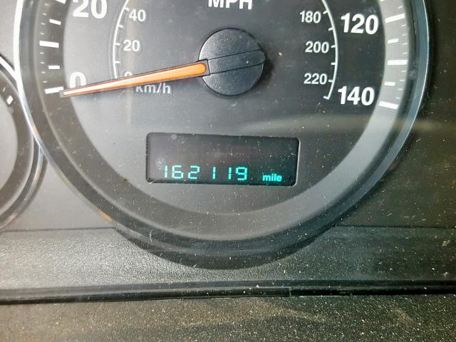 1J8HG48N36C119926 - 2006 JEEP COMMANDER BLACK photo 8