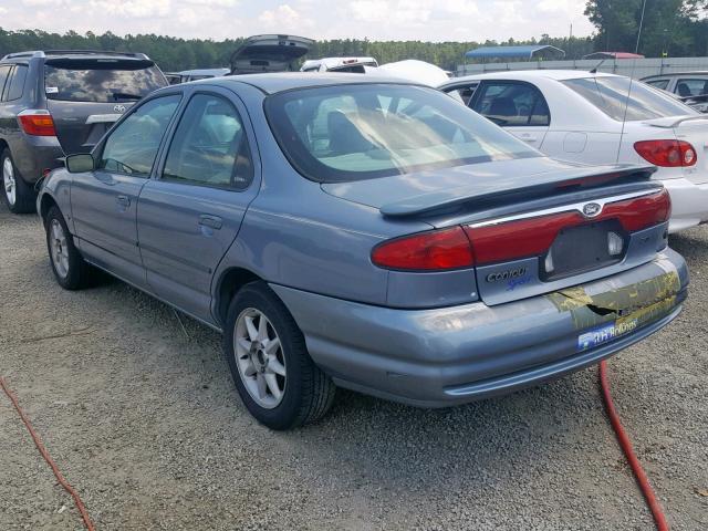 1FAFP66L1YK120213 - 2000 FORD CONTOUR SE BLUE photo 3