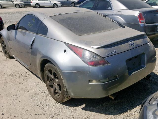 JN1AZ34D73T113829 - 2003 NISSAN 350Z COUPE GRAY photo 3