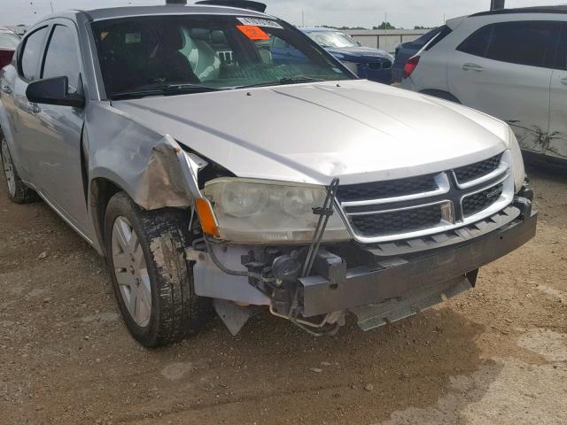 1B3BD4FB6BN533944 - 2011 DODGE AVENGER EX SILVER photo 9