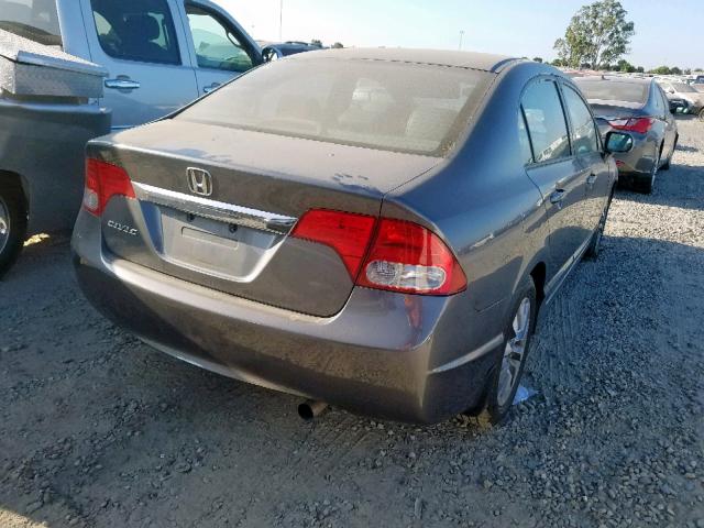 19XFA1F96AE009510 - 2010 HONDA CIVIC EXL GRAY photo 4