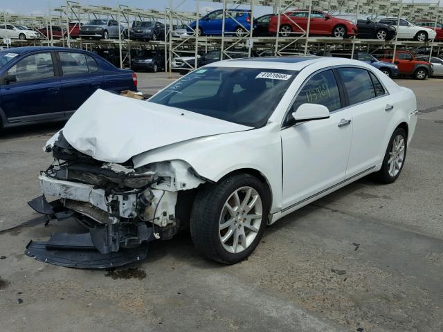 1G1ZE5E78BF101677 - 2011 CHEVROLET MALIBU LTZ თეთრი ფოტო 2