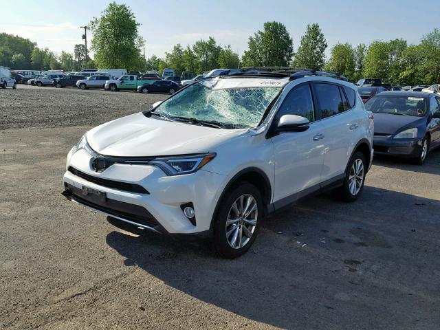 2T3DFREV0HW592905 - 2017 TOYOTA RAV4 LIMIT WHITE photo 2