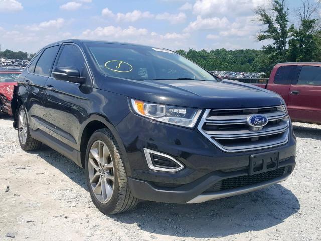 2FMPK4K89FBB82576 - 2015 FORD EDGE TITAN BLACK photo 1